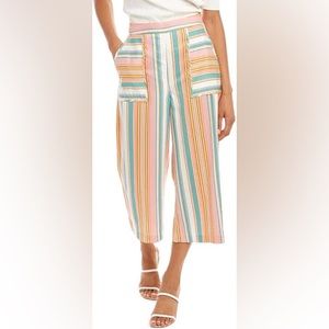 Ted Baker orange candy stripe pants